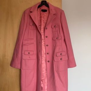 Bcbg pink pea coat